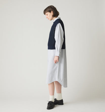 mesh knit vest
