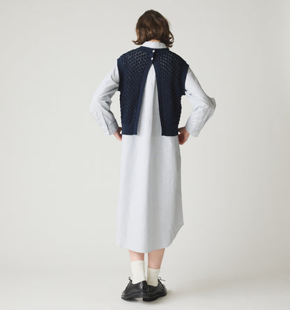 mesh knit vest