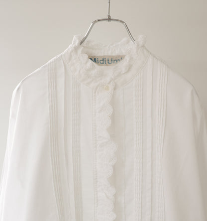 pin tuck lace shirt