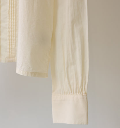 pin tuck lace shirt