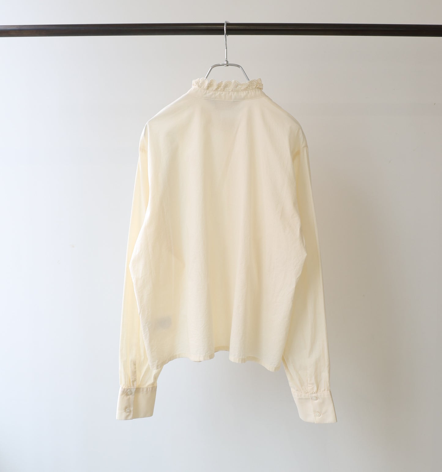 pin tuck lace shirt