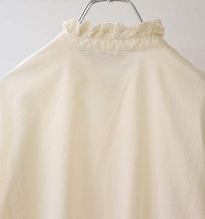 pin tuck lace shirt