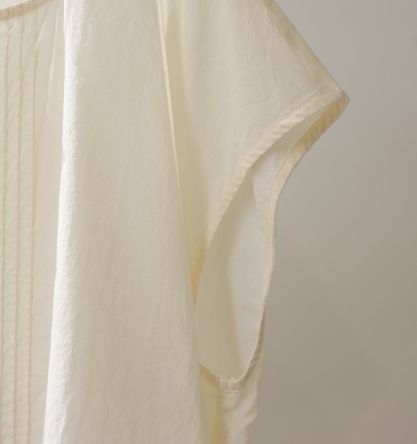 pin tuck lace vest