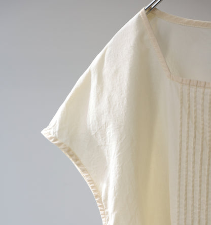 pin tuck lace vest