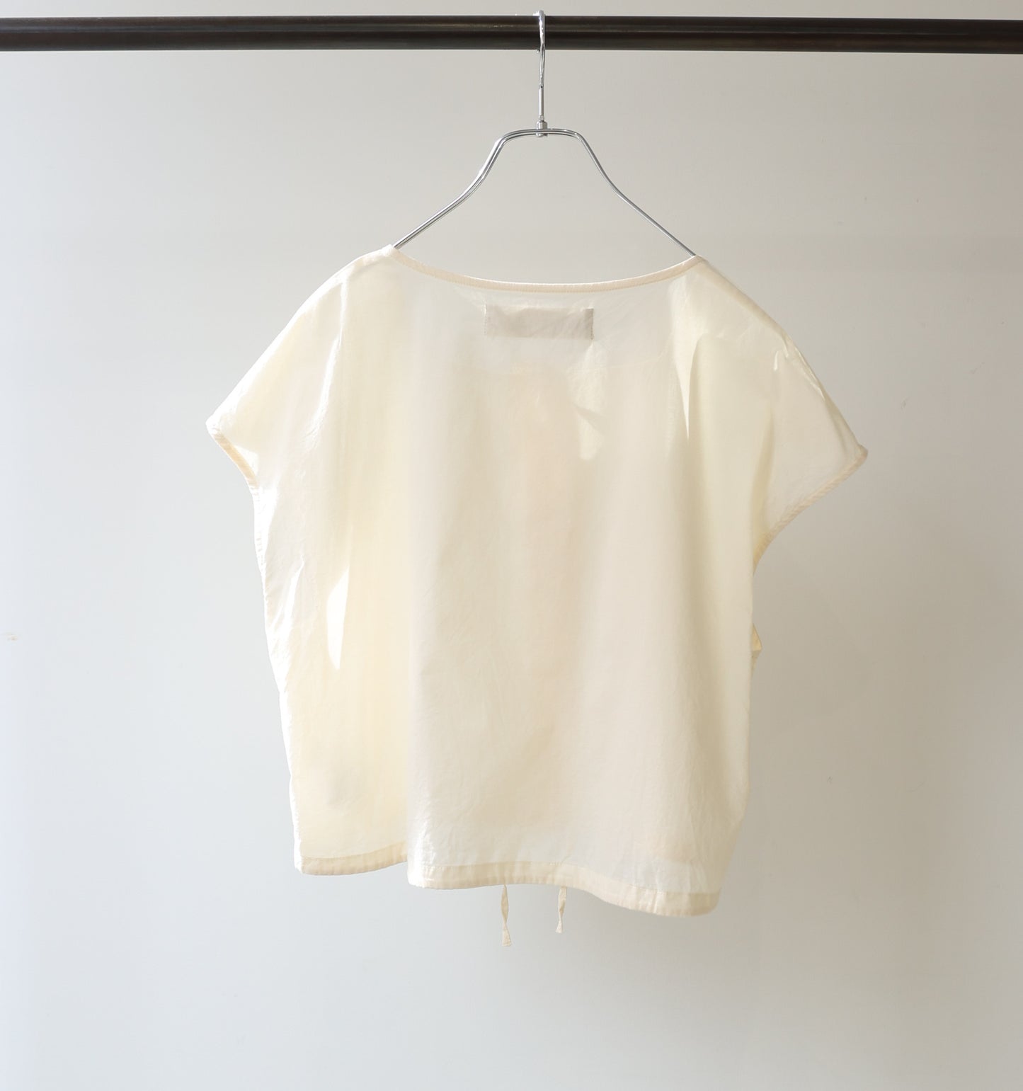 pin tuck lace vest