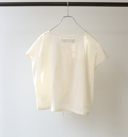pin tuck lace vest