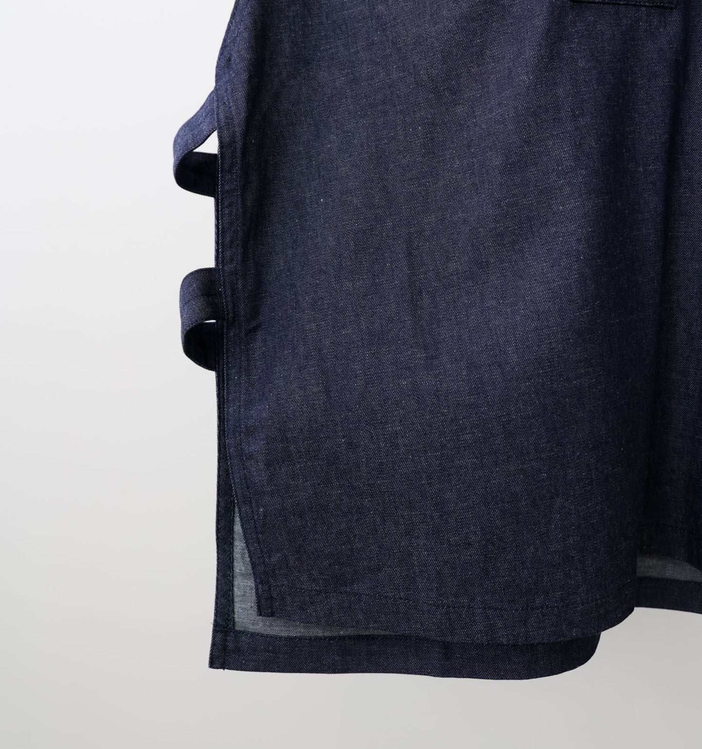denim side strap vest