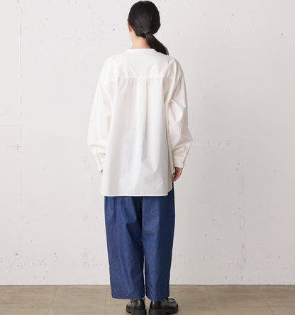 stand collar big shirt