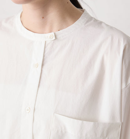 stand collar big shirt