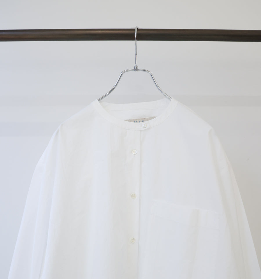 stand collar big shirt