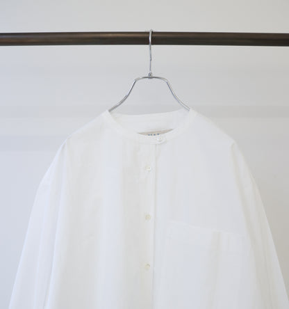 stand collar big shirt