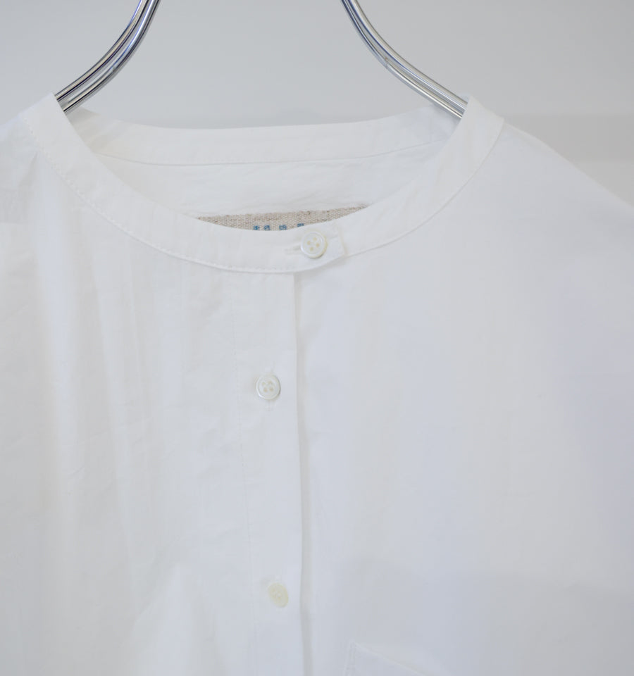 stand collar big shirt