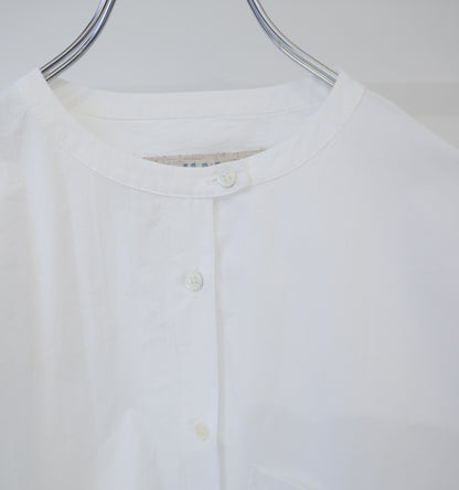 stand collar big shirt