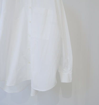 stand collar big shirt