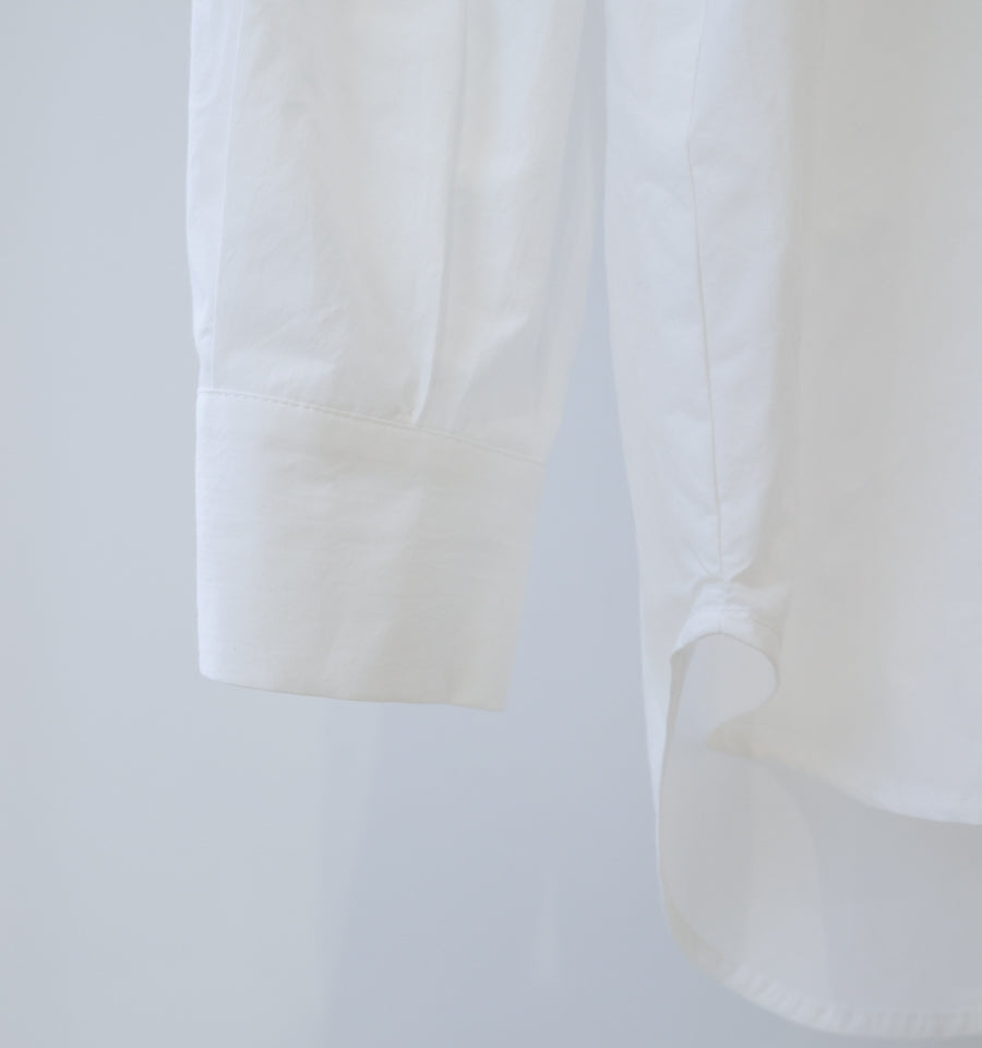 stand collar big shirt