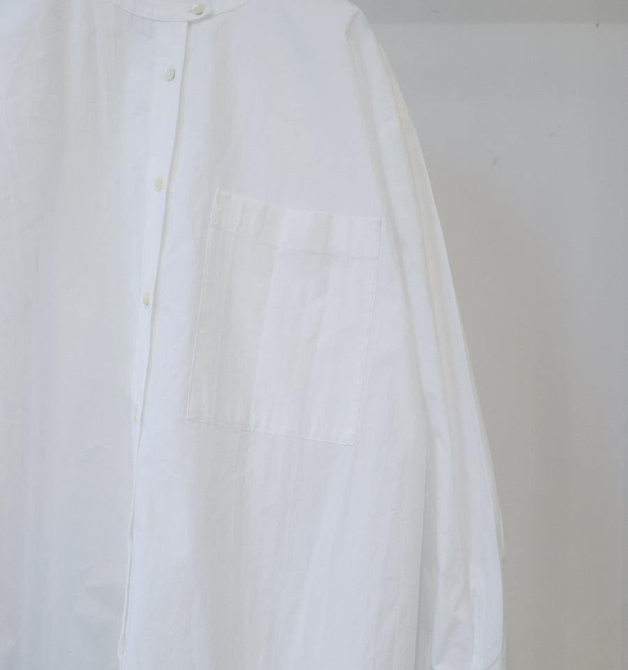 stand collar big shirt