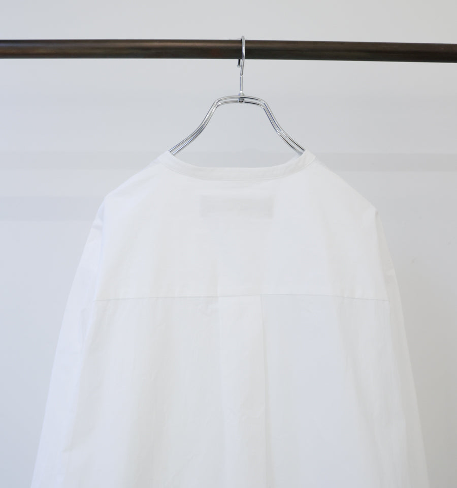 stand collar big shirt