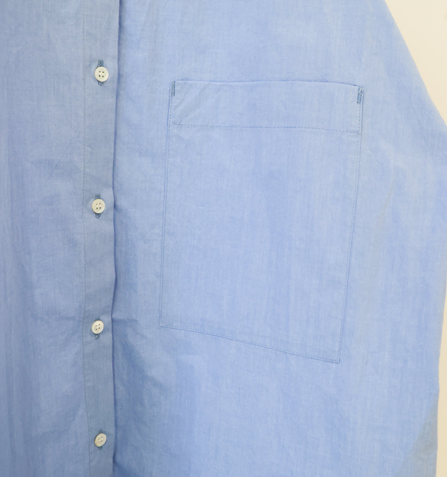 stand collar big shirt