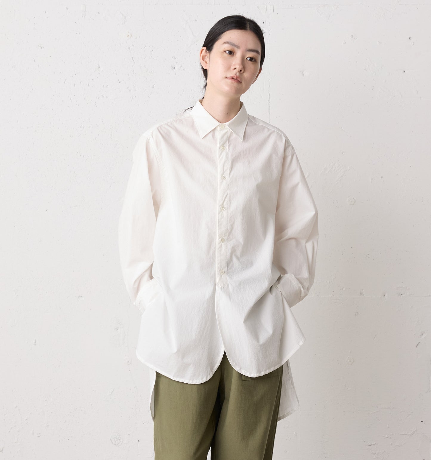 wide long shirt
