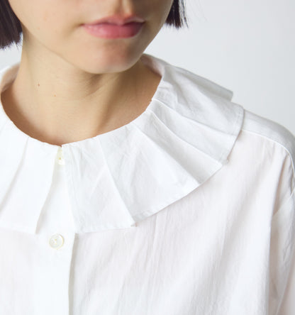 tuck collar shirt
