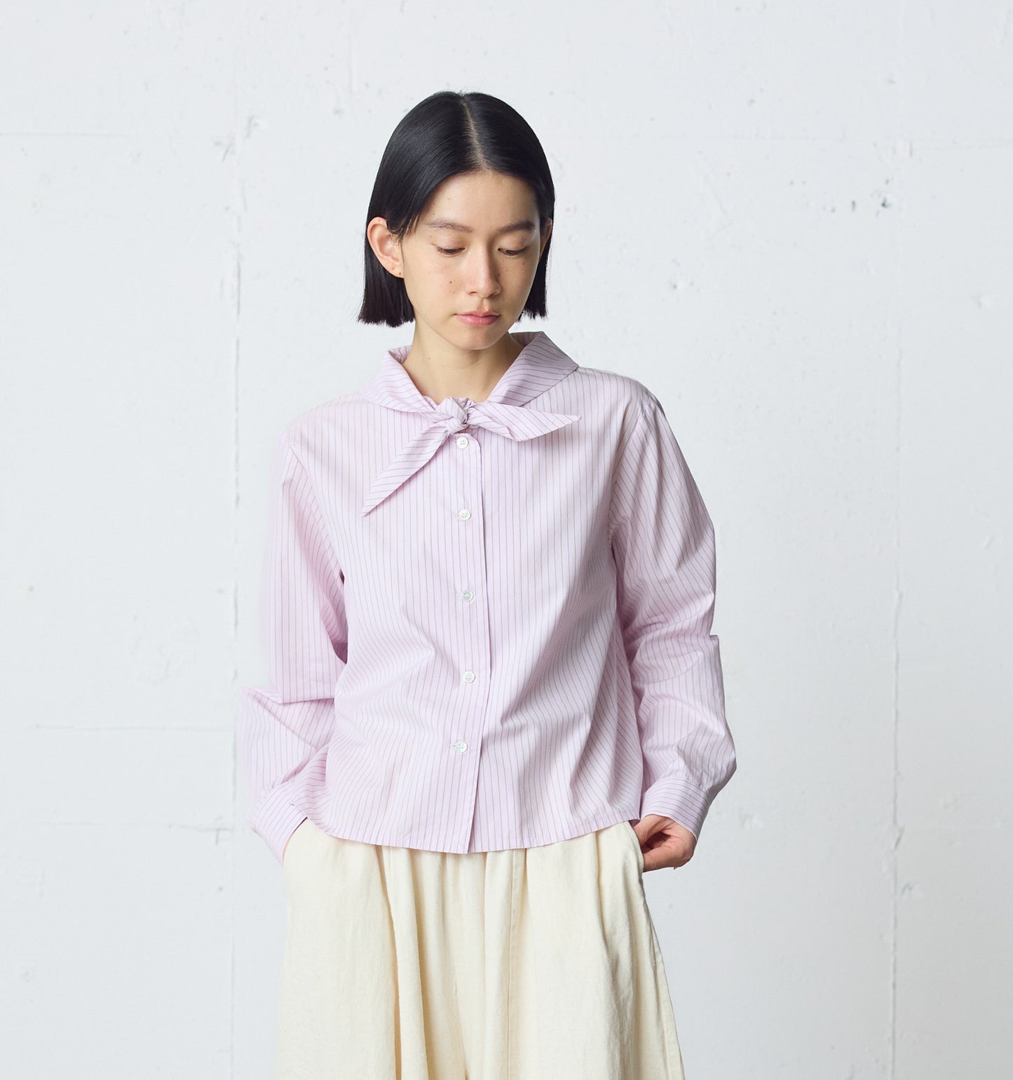 scarf like short shirt