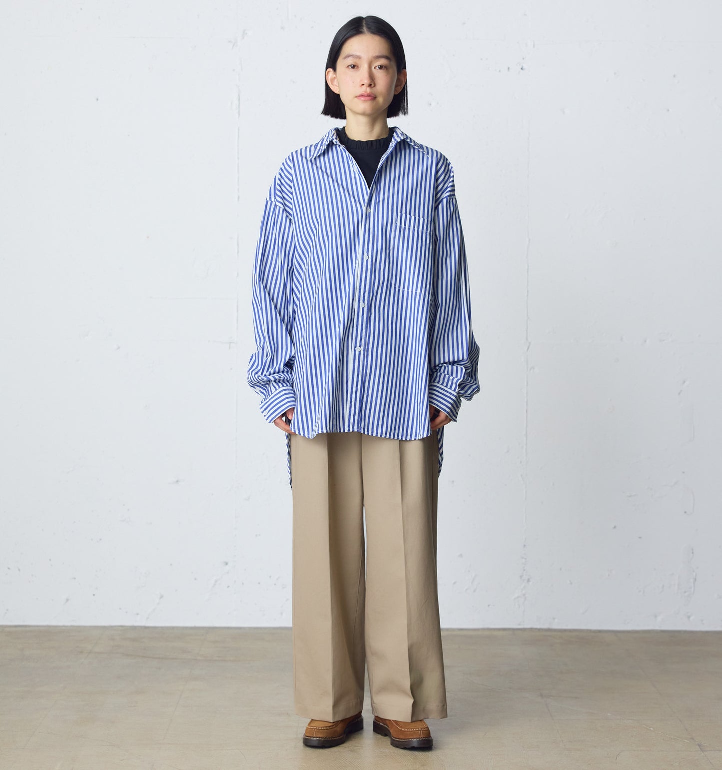 patterned big shirt