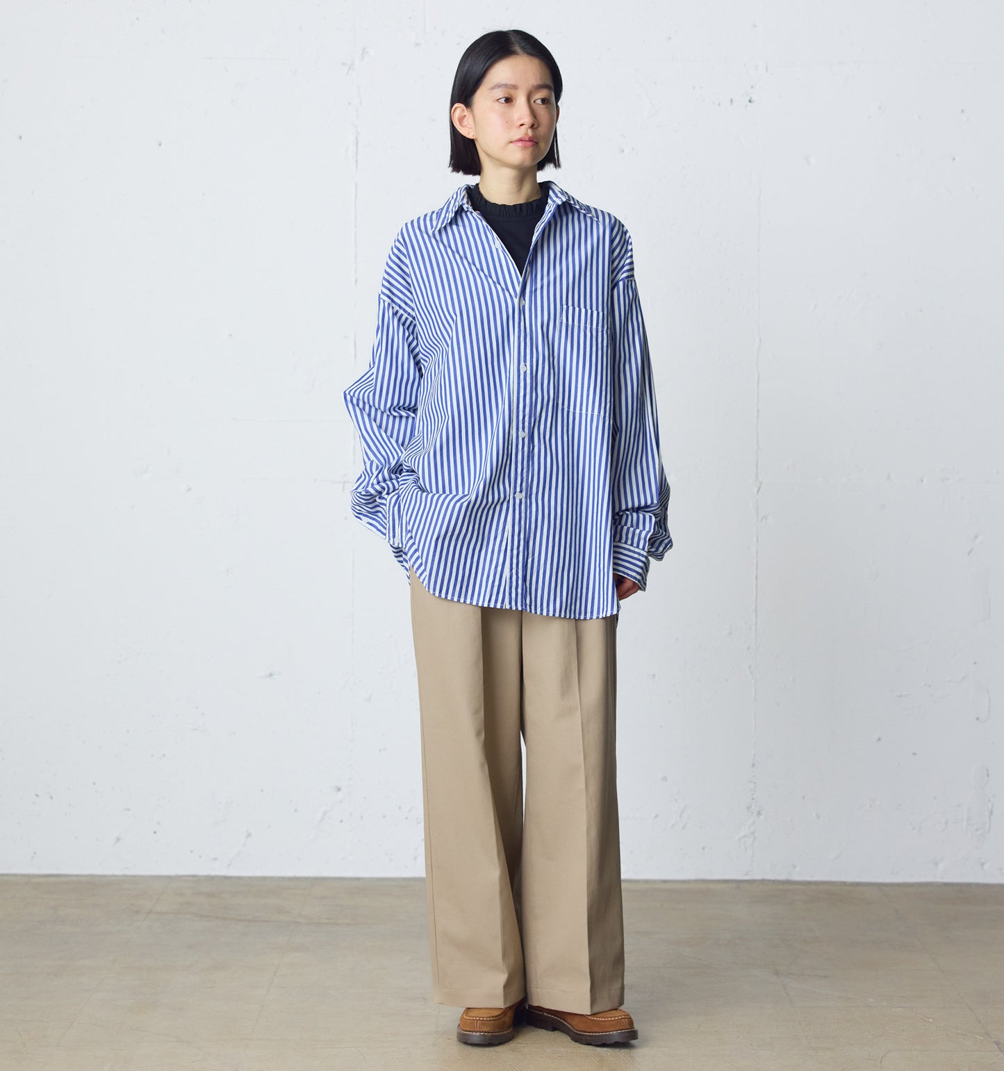 patterned big shirt
