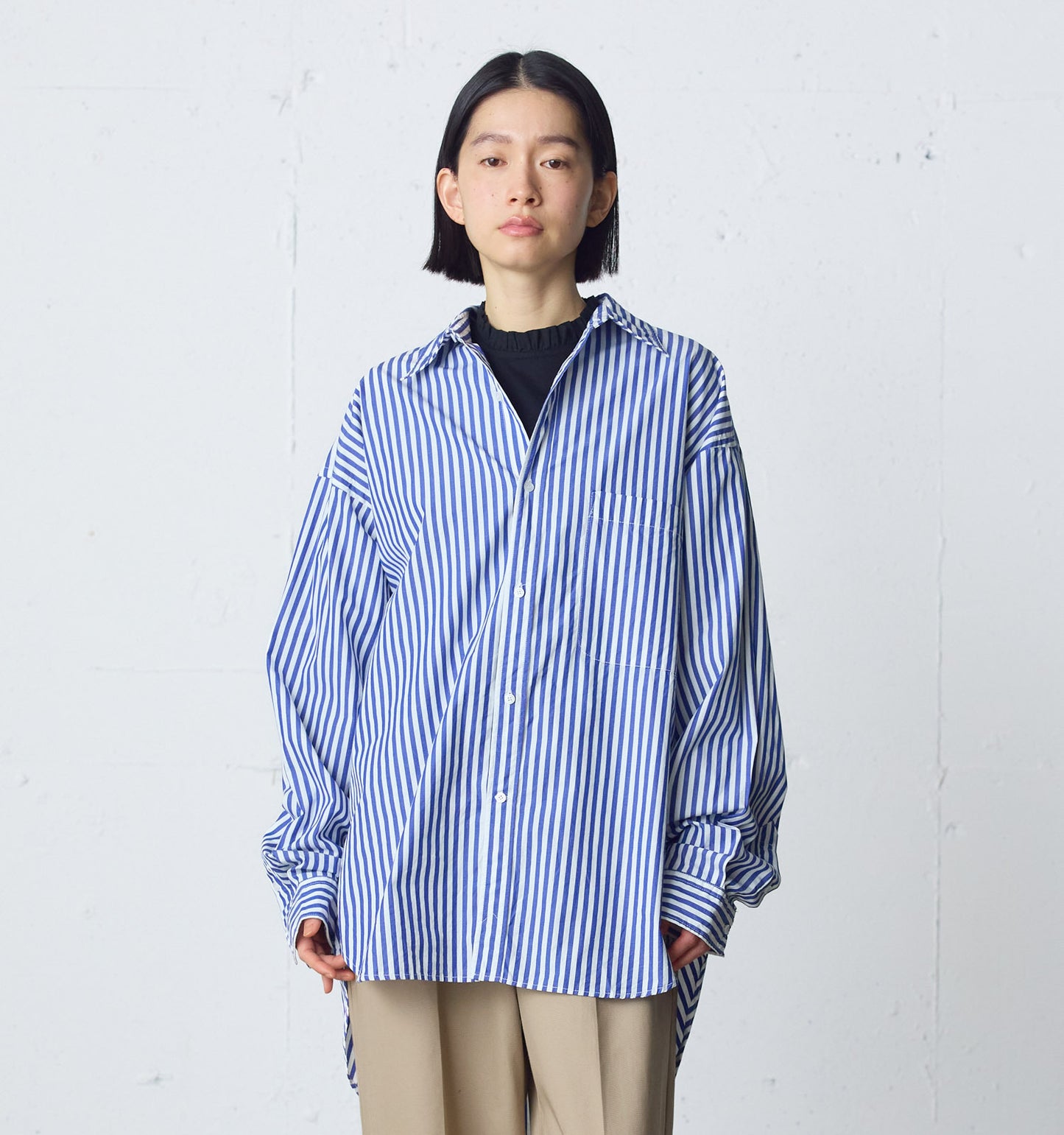patterned big shirt