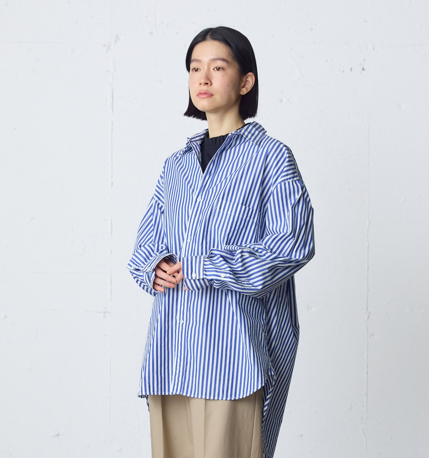patterned big shirt