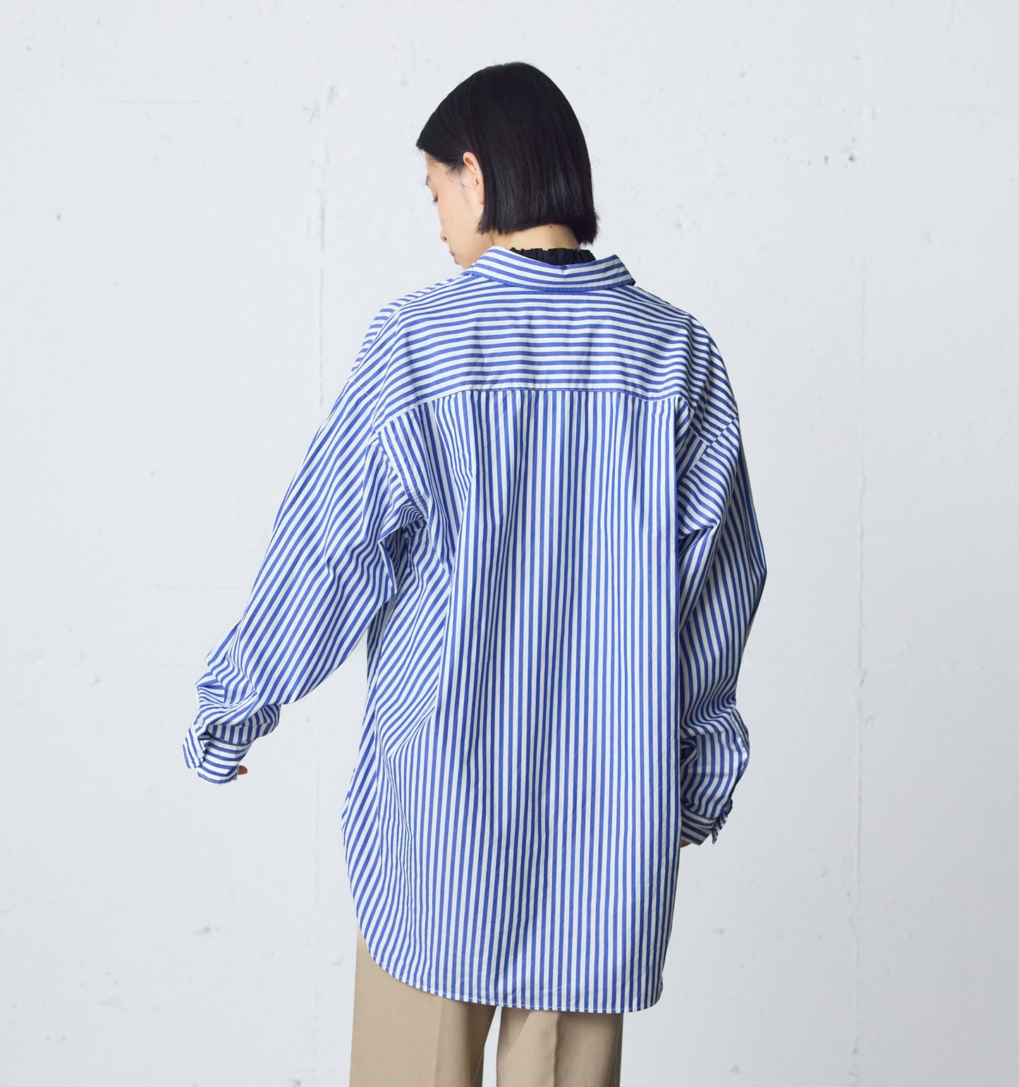patterned big shirt