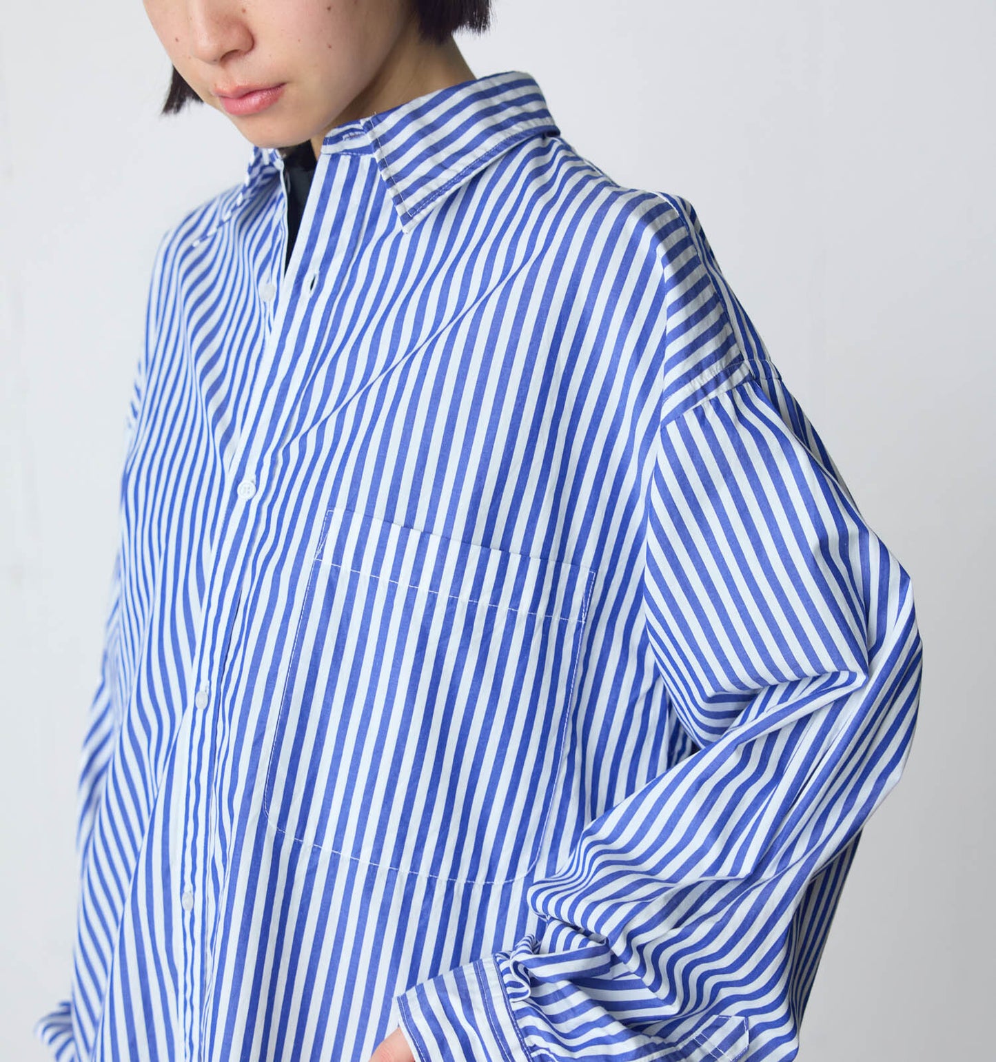 patterned big shirt