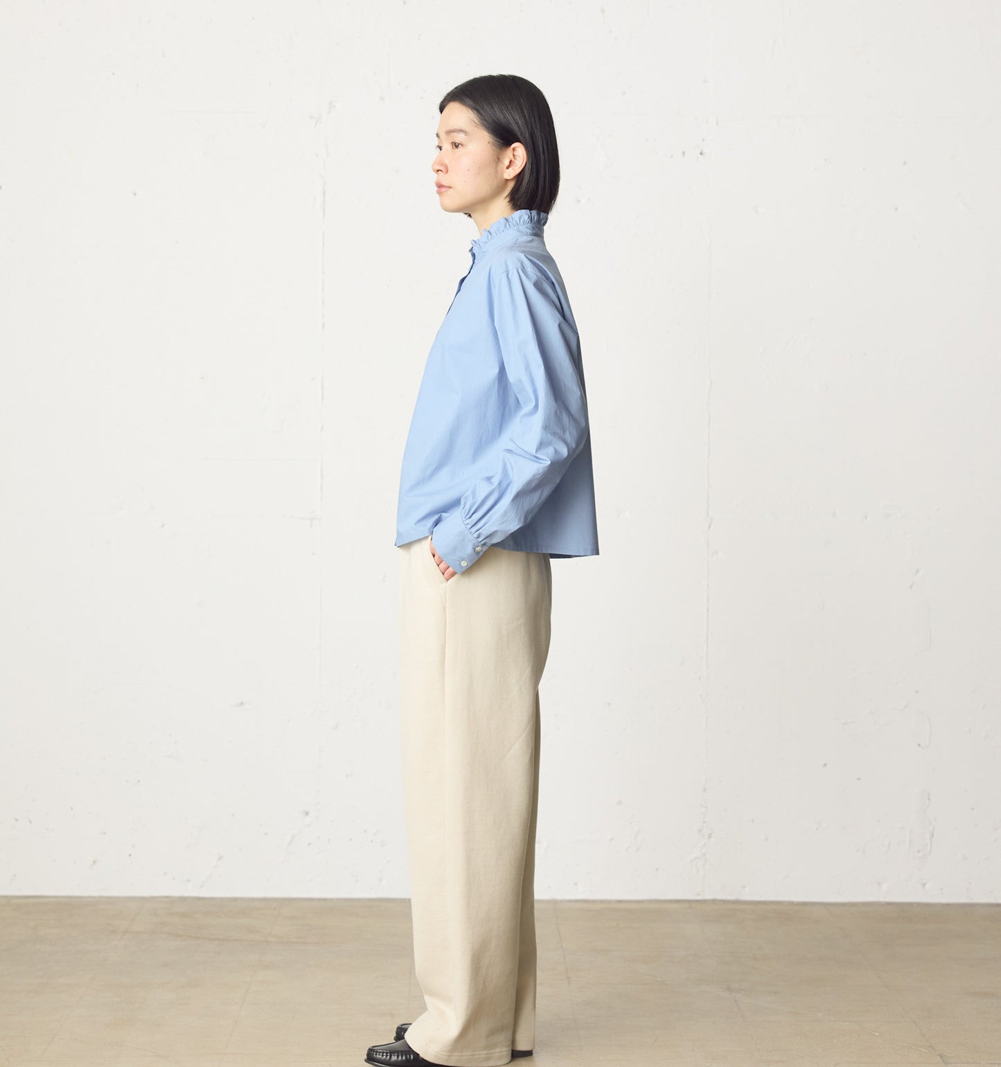frill short shirt