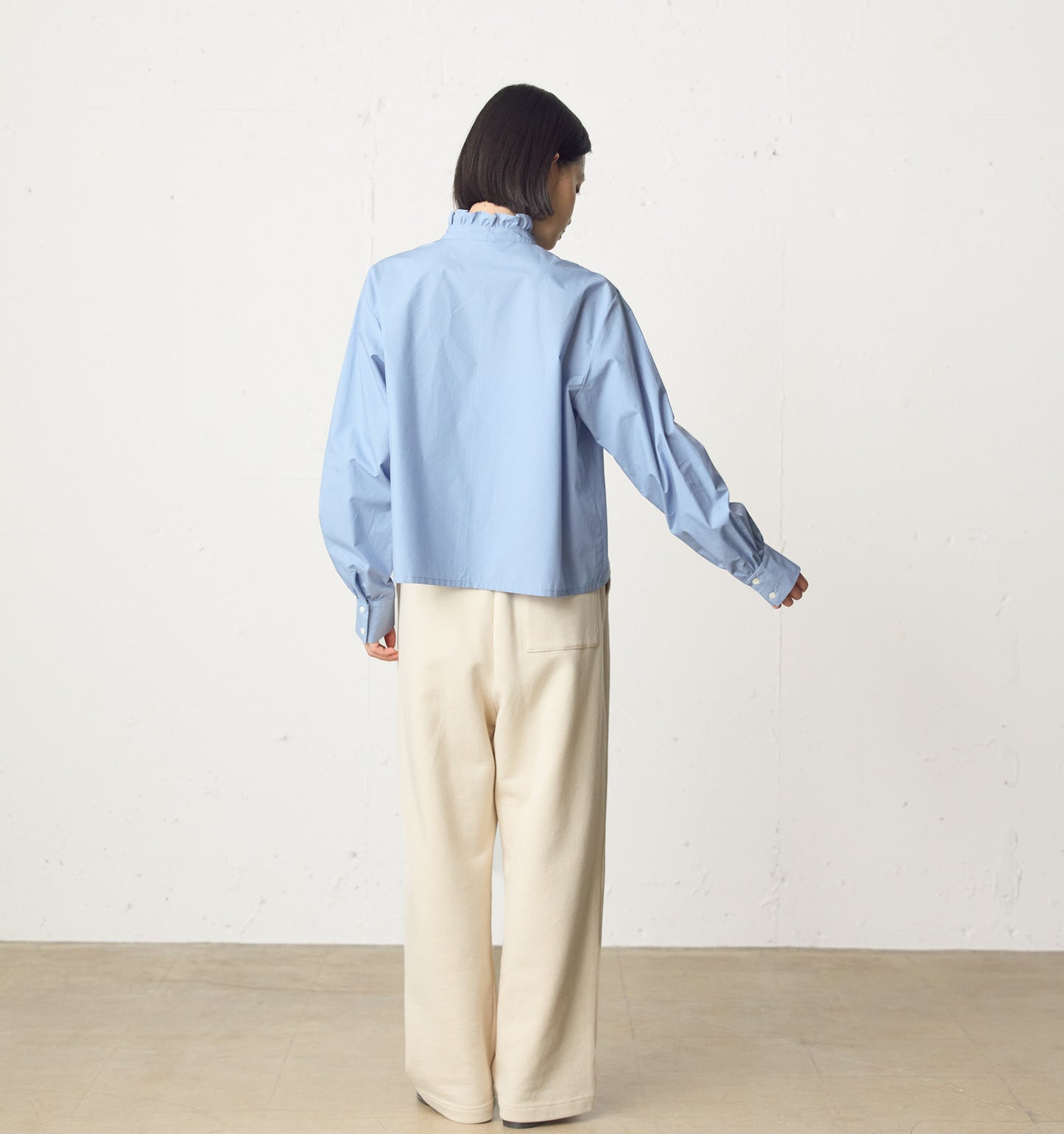 frill short shirt