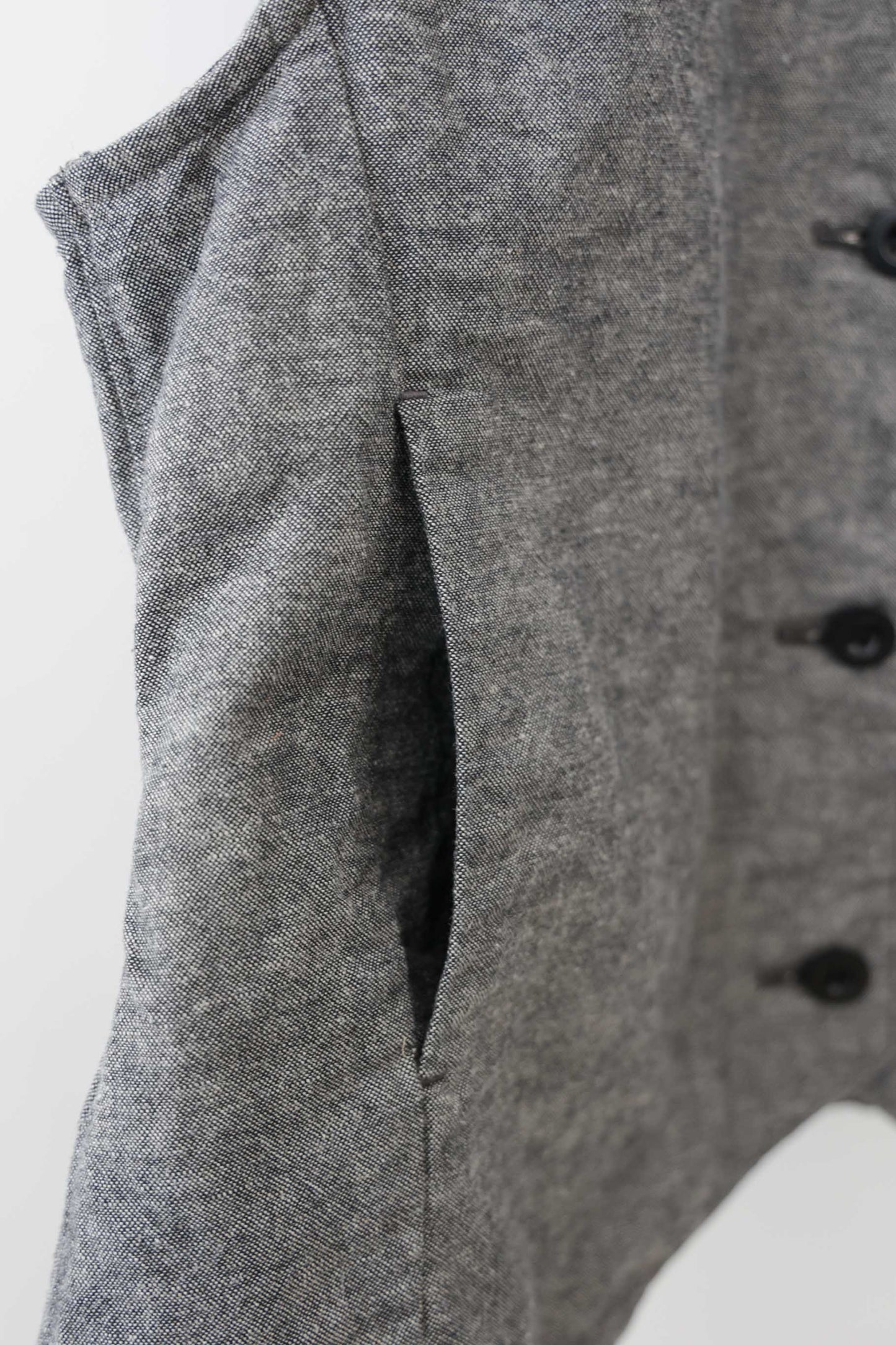 cotton linen vest