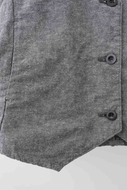 cotton linen vest