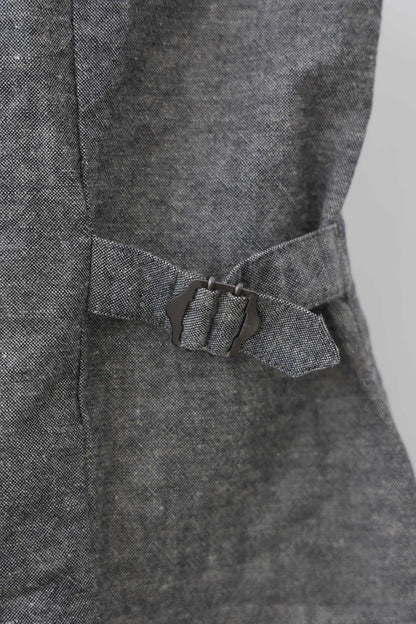 cotton linen vest