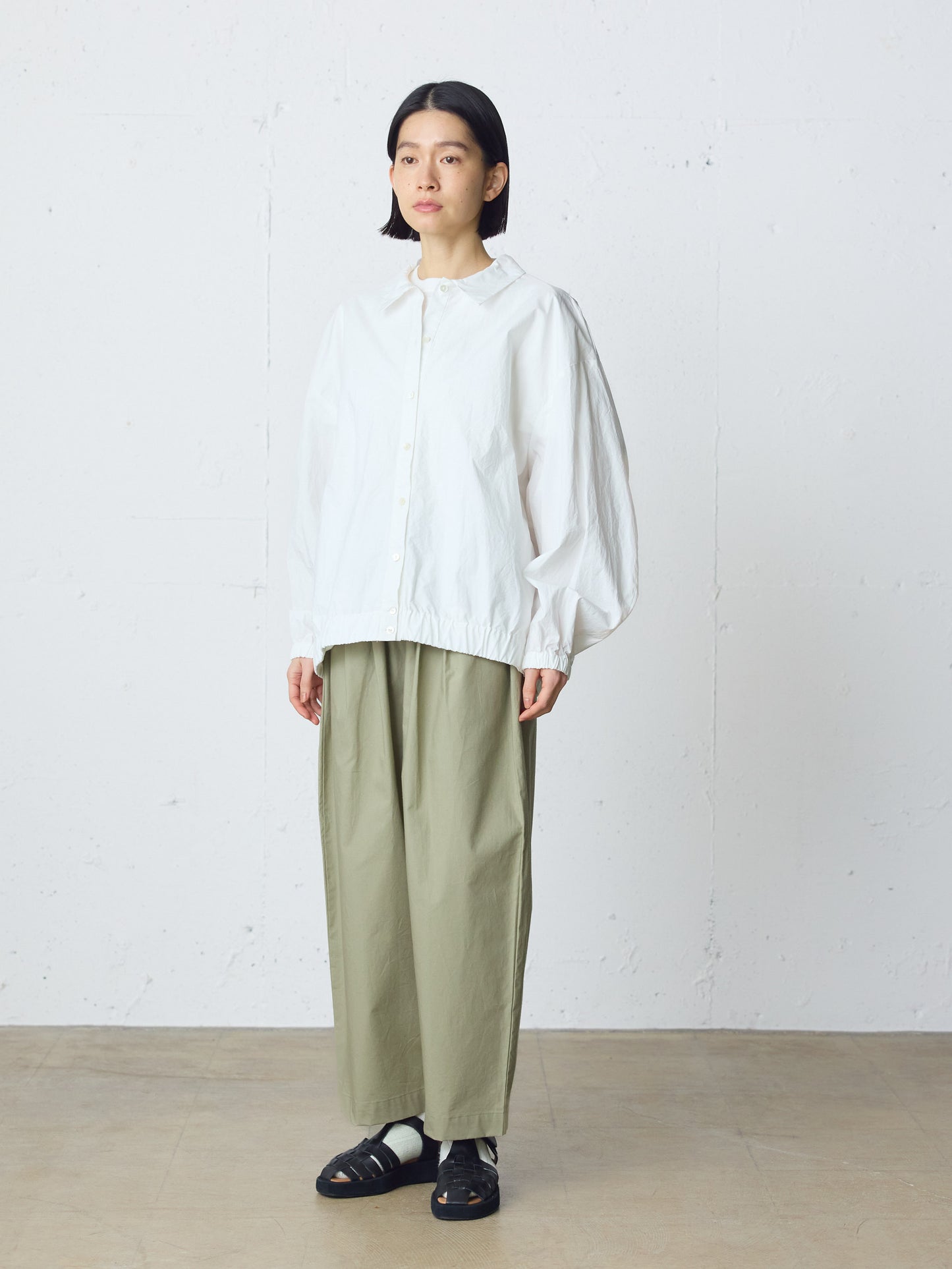 wide shirt blouson