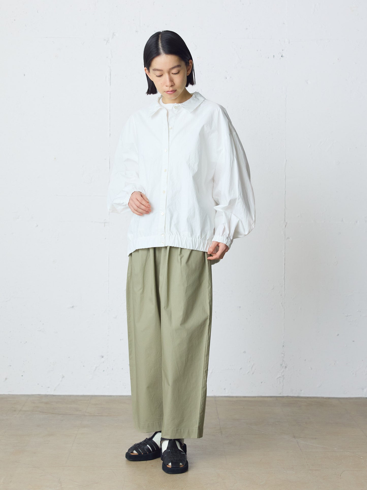 wide shirt blouson