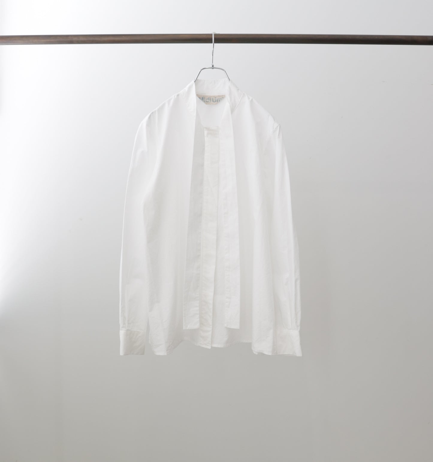 tie-neck shirt