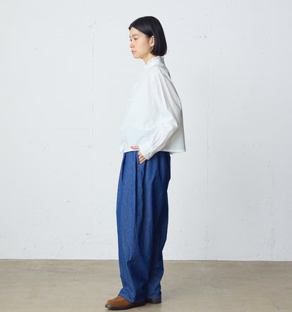 front frill lace shirt
