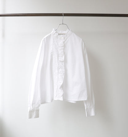 front frill lace shirt