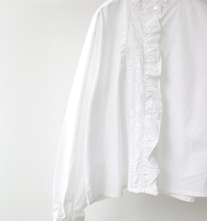 front frill lace shirt