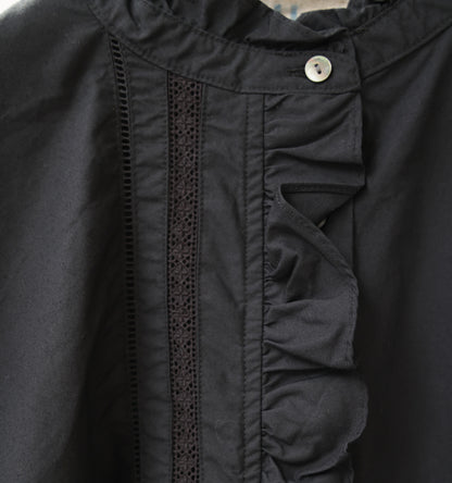front frill lace shirt