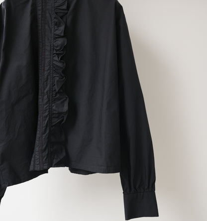 front frill lace shirt