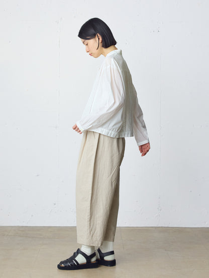 lace blouson shirt