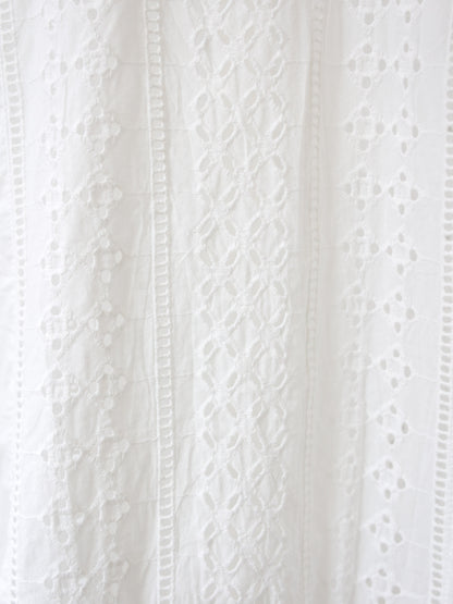 lace blouson shirt