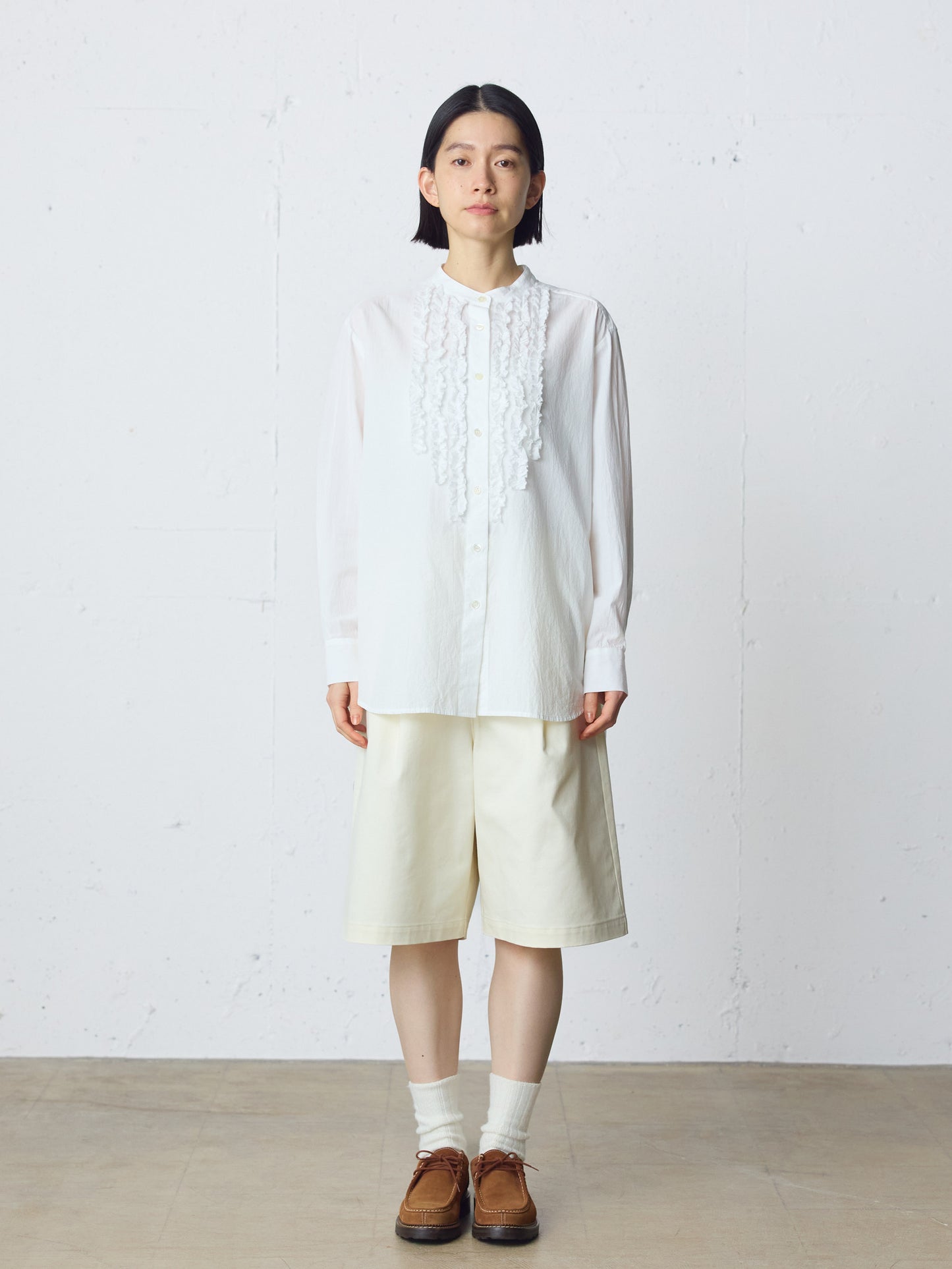 front frill shirt