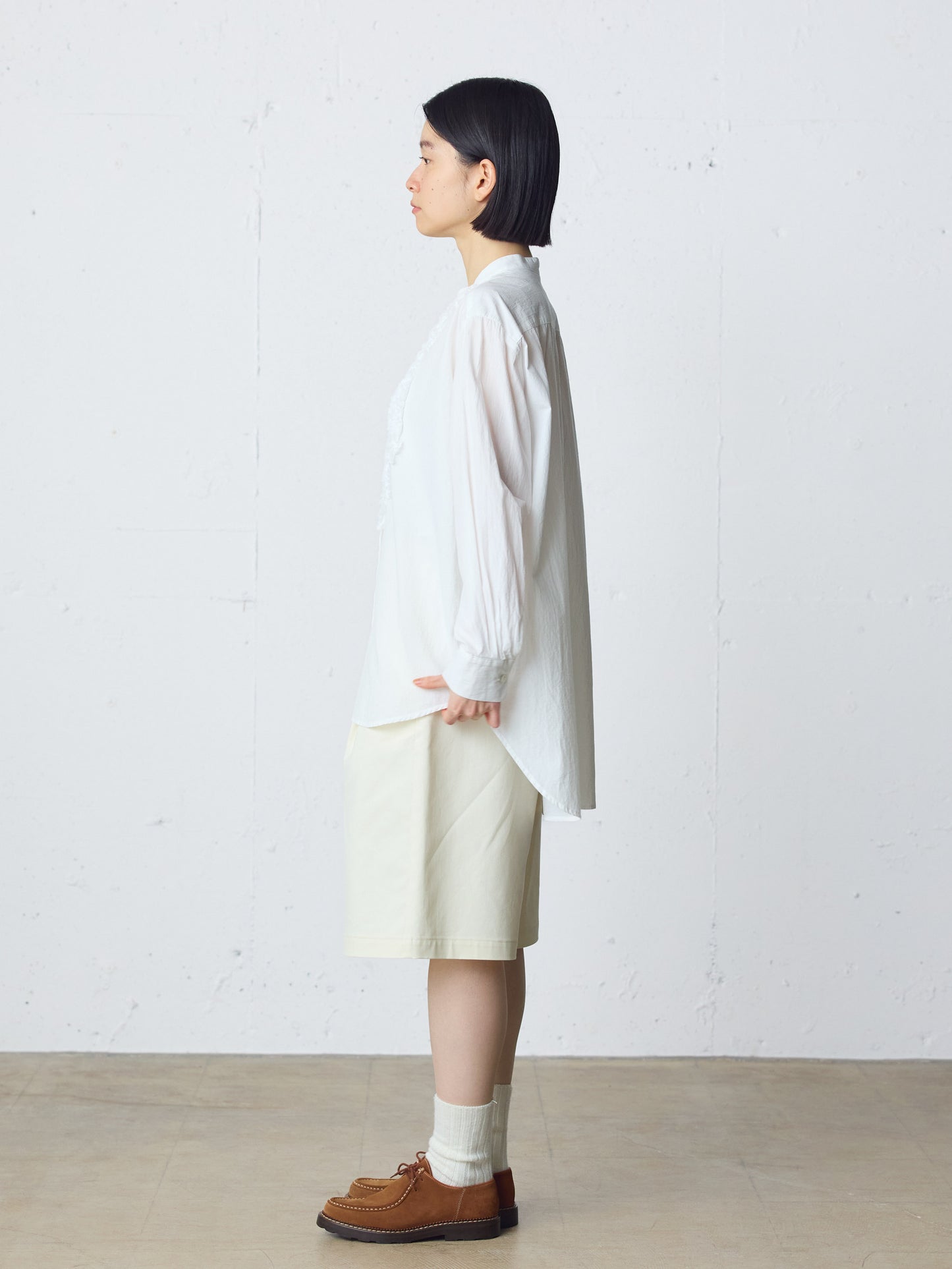 front frill shirt