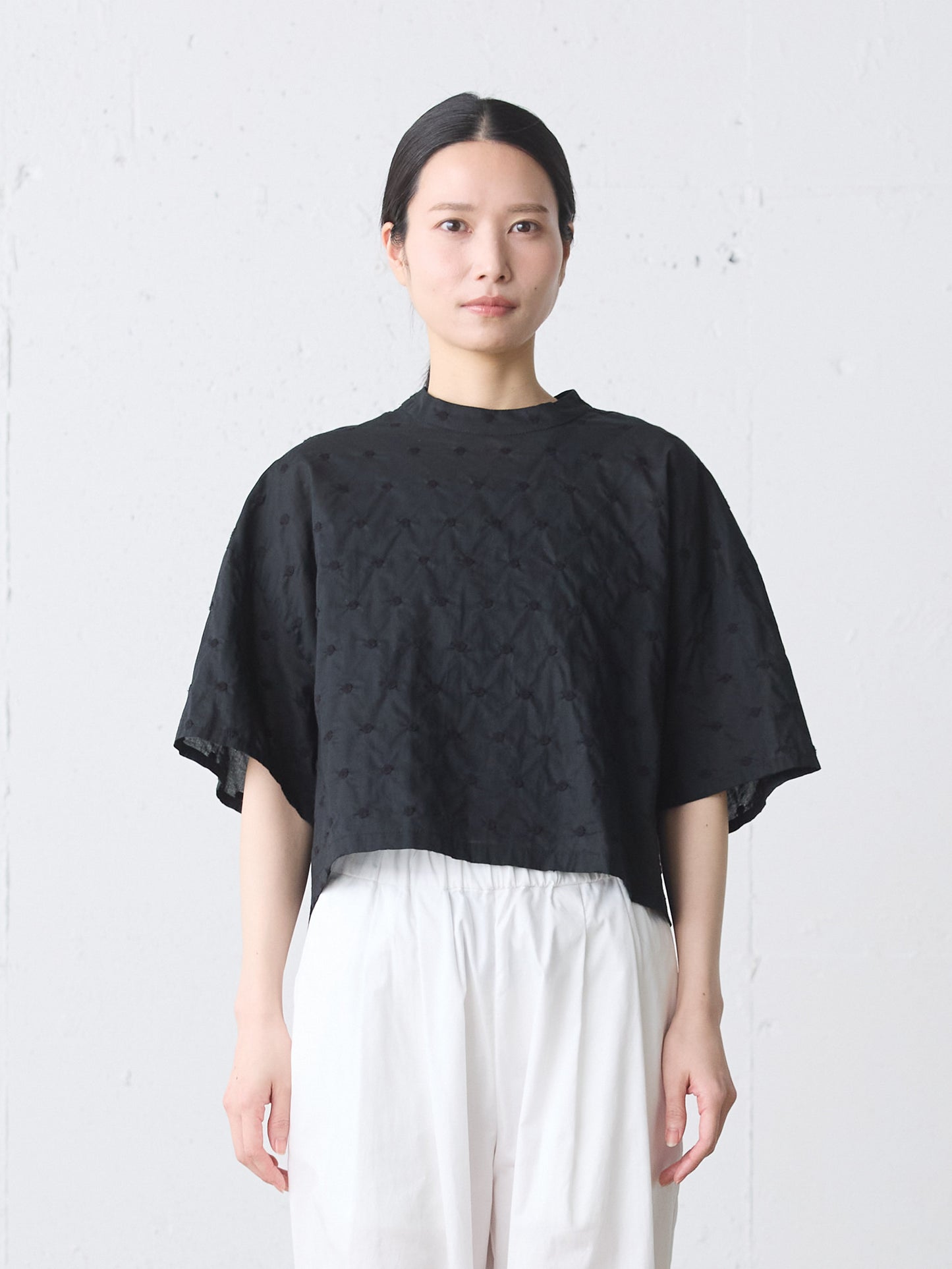 dots wide shirt pullover