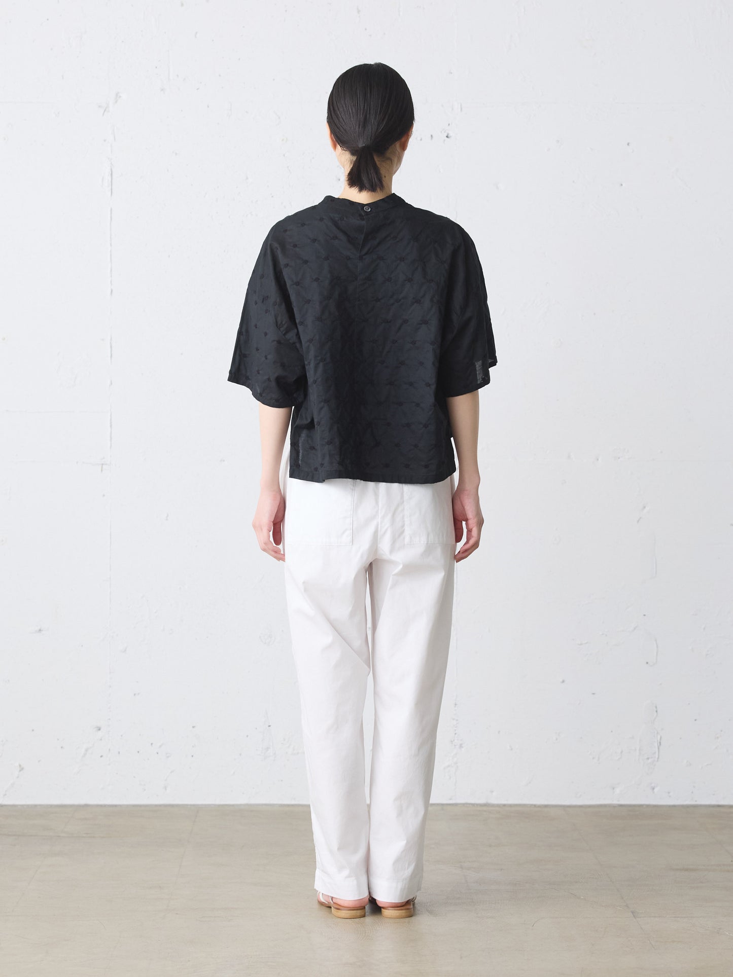 dots wide shirt pullover